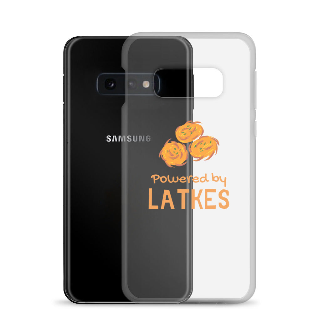 Clear Case for Samsung® "Powered by Latkes"