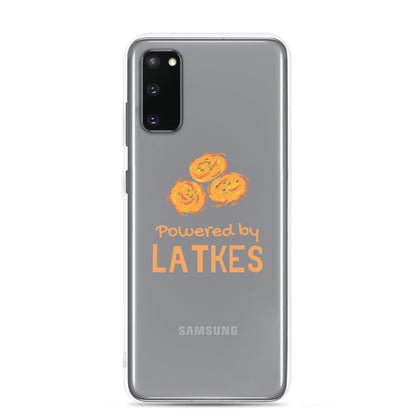 Clear Case for Samsung® "Powered by Latkes"