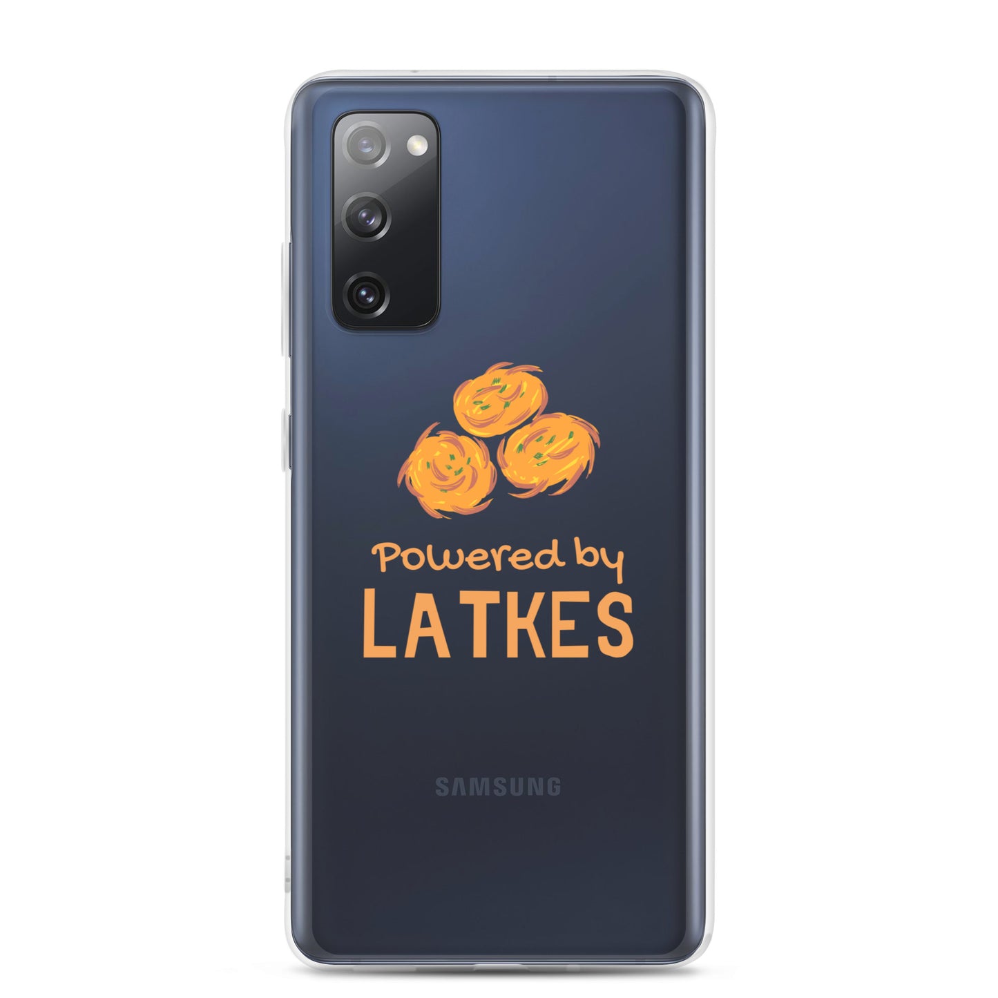 Clear Case for Samsung® "Powered by Latkes"