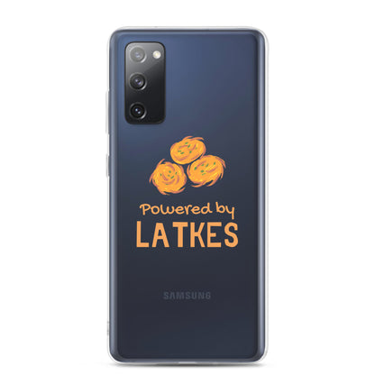 Clear Case for Samsung® "Powered by Latkes"