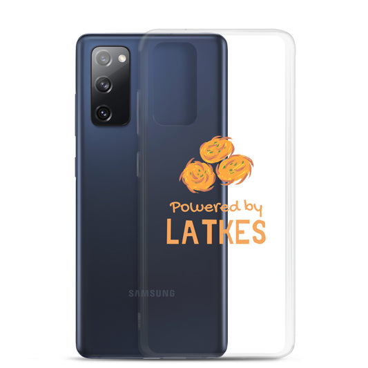 Clear Case for Samsung® "Powered by Latkes"