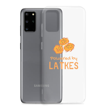 Clear Case for Samsung® "Powered by Latkes"