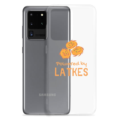 Clear Case for Samsung® "Powered by Latkes"