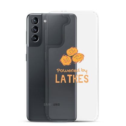 Clear Case for Samsung® "Powered by Latkes"