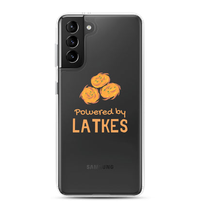 Clear Case for Samsung® "Powered by Latkes"