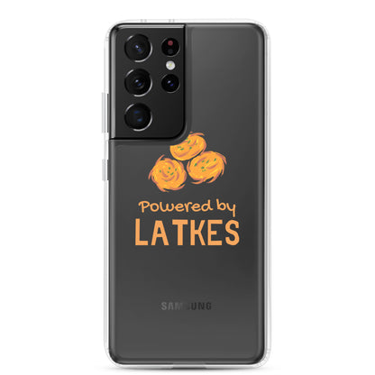 Clear Case for Samsung® "Powered by Latkes"