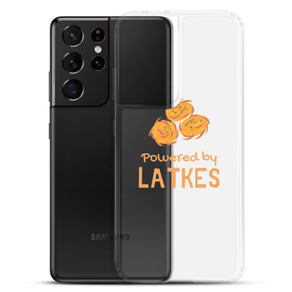 Clear Case for Samsung® "Powered by Latkes"