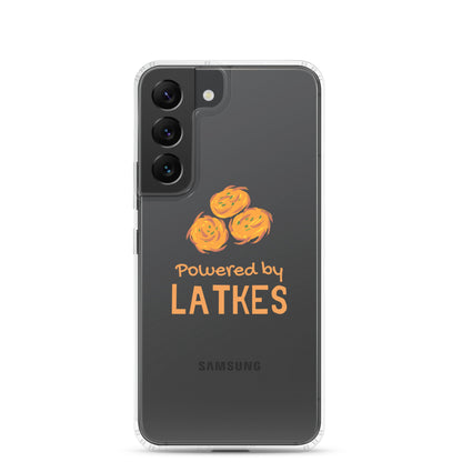 Clear Case for Samsung® "Powered by Latkes"