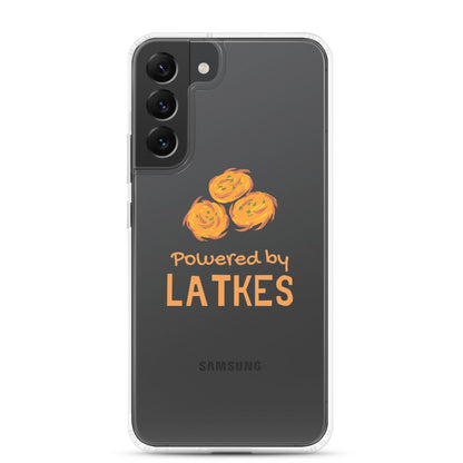 Clear Case for Samsung® "Powered by Latkes"