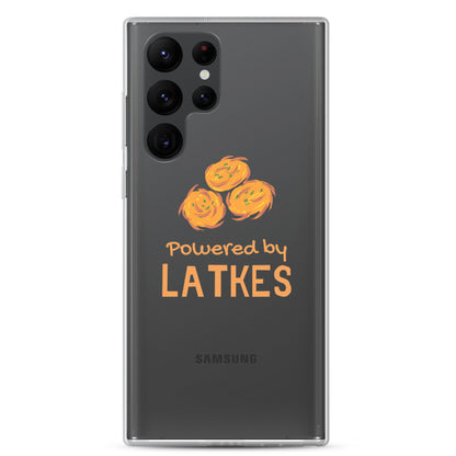 Clear Case for Samsung® "Powered by Latkes"