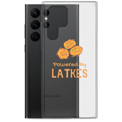 Clear Case for Samsung® "Powered by Latkes"