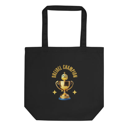 Chanukah "Dreidel Champion" Tote Bag