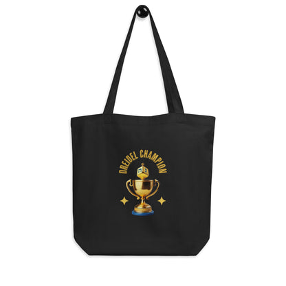 Chanukah "Dreidel Champion" Tote Bag