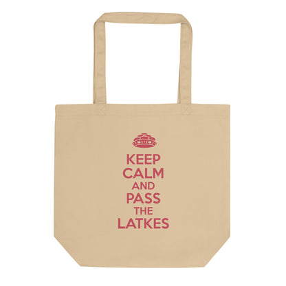 Eco Tote Bag "pass The Latkes"