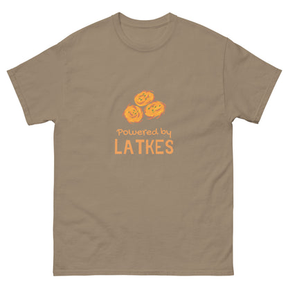 Men's classic "Powered by Latkes" tee