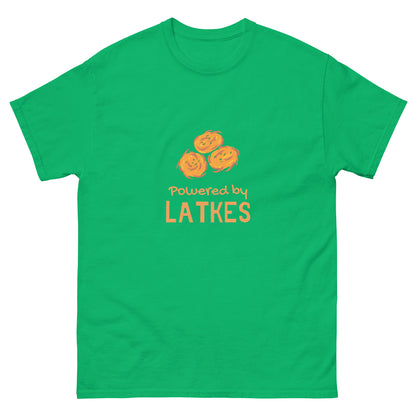 Men's classic "Powered by Latkes" tee