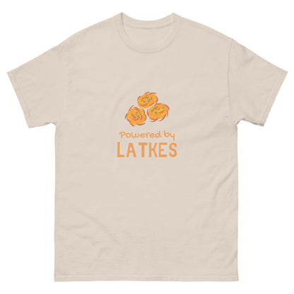 Men's classic "Powered by Latkes" tee