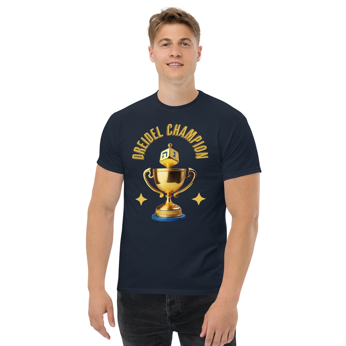 Men's classic "Dreidel Champion" tee