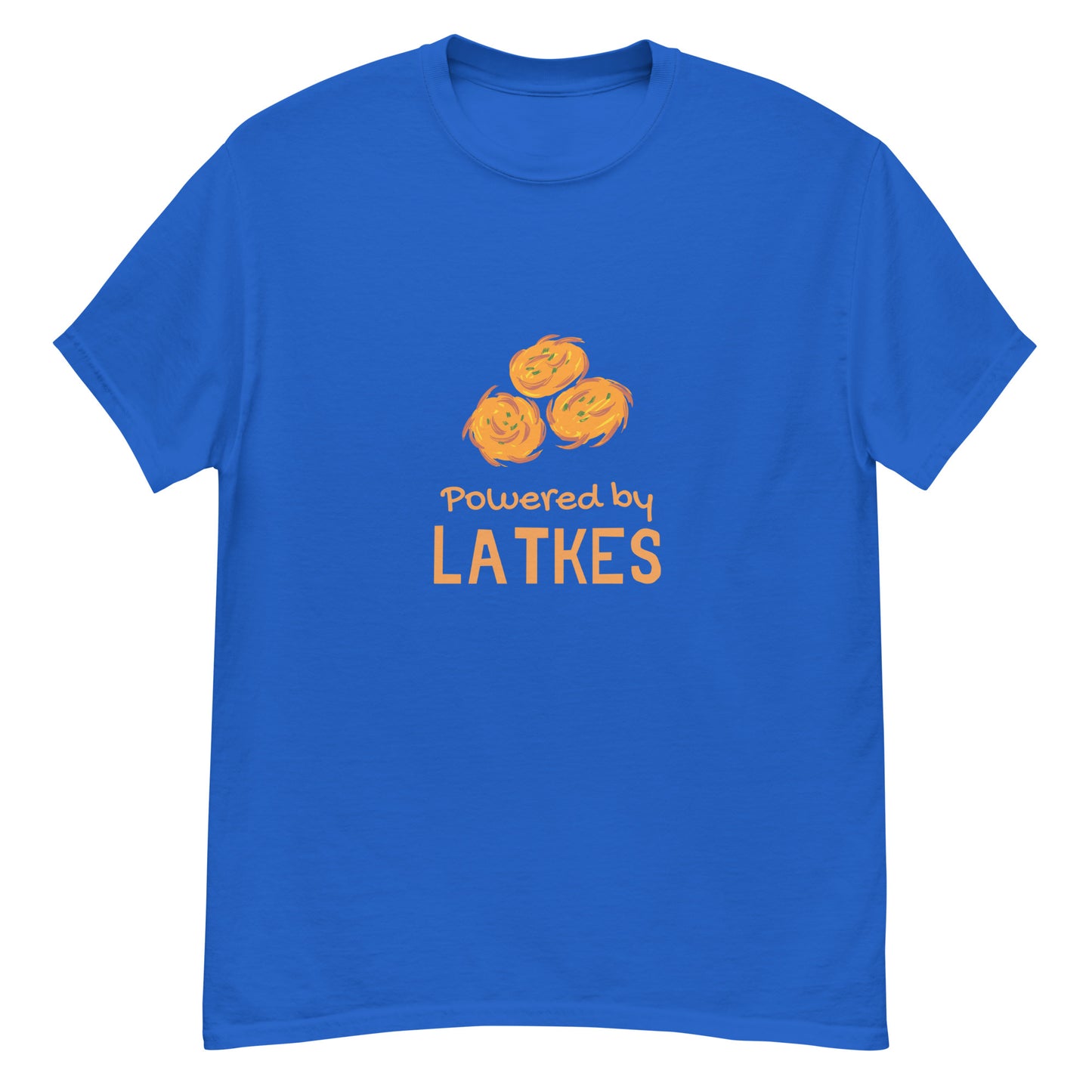 Men's classic "Powered by Latkes" tee