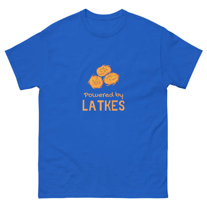 Men's classic "Powered by Latkes" tee