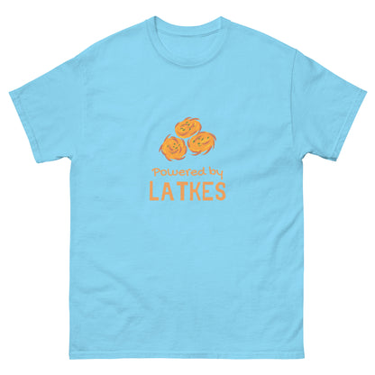 Men's classic "Powered by Latkes" tee