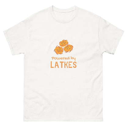 Men's classic "Powered by Latkes" tee