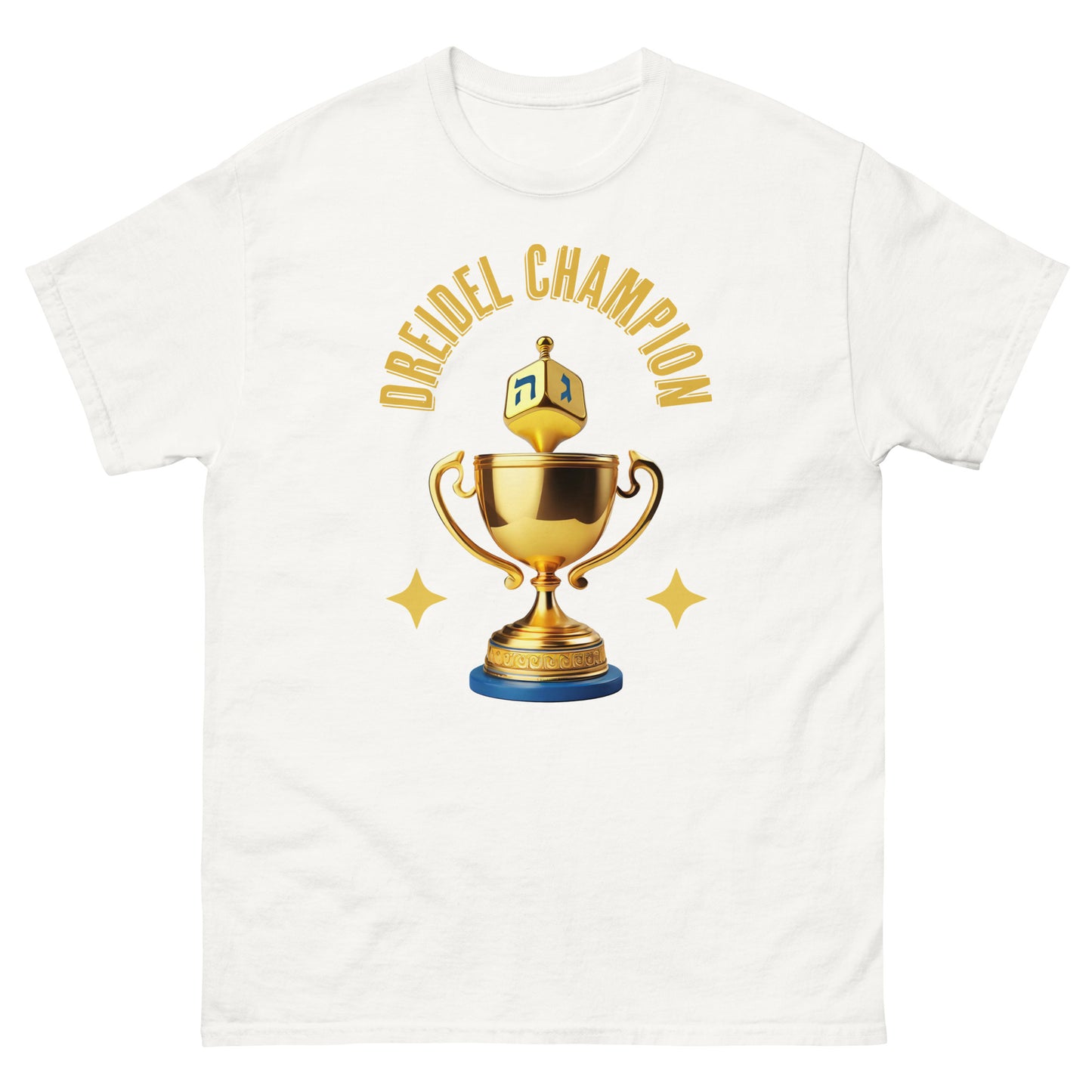 Men's classic "Dreidel Champion" tee