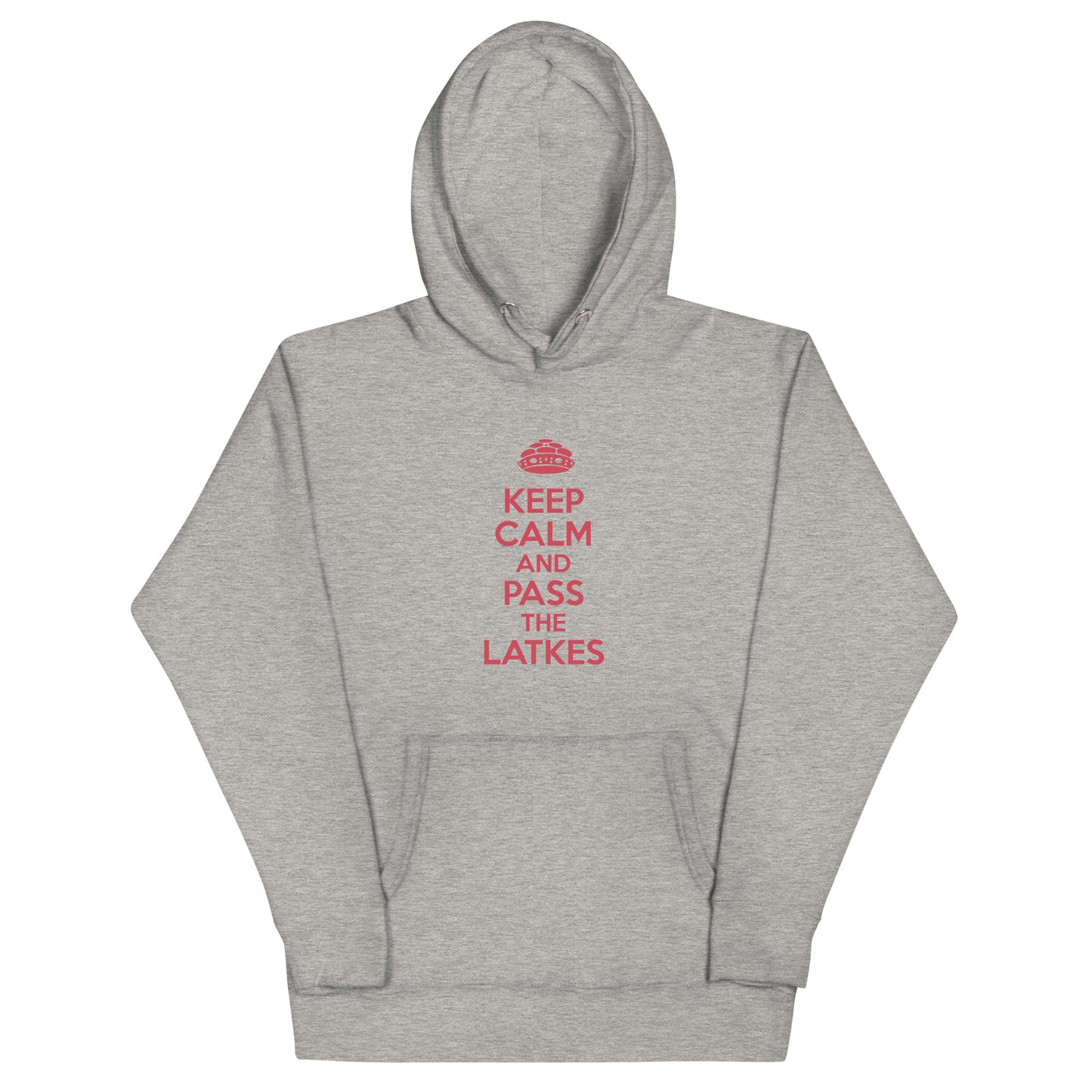 Chanukah Hoodie "Keep Calm And Pass The Latkes" (Unisex)