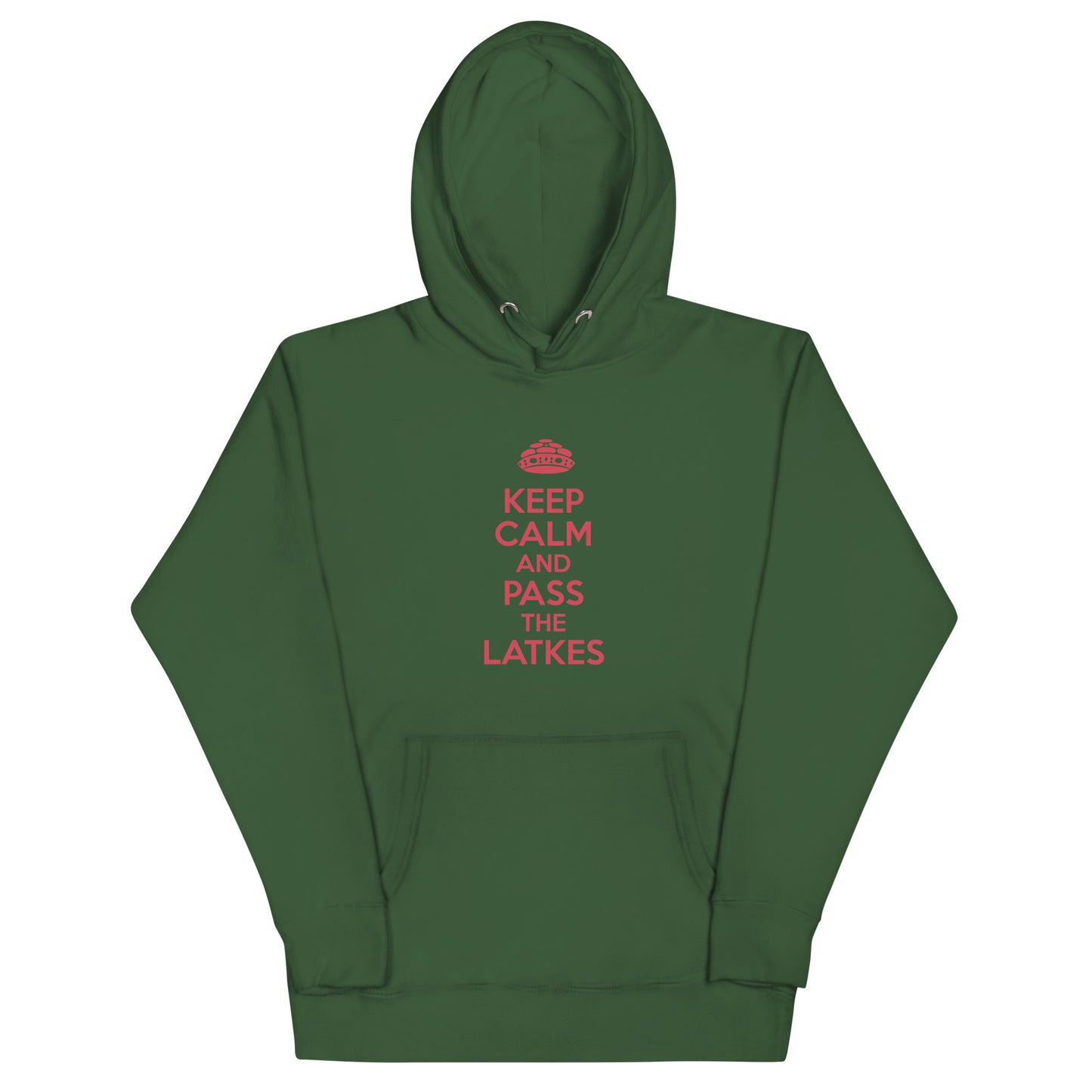 Chanukah Hoodie "Keep Calm And Pass The Latkes" (Unisex)