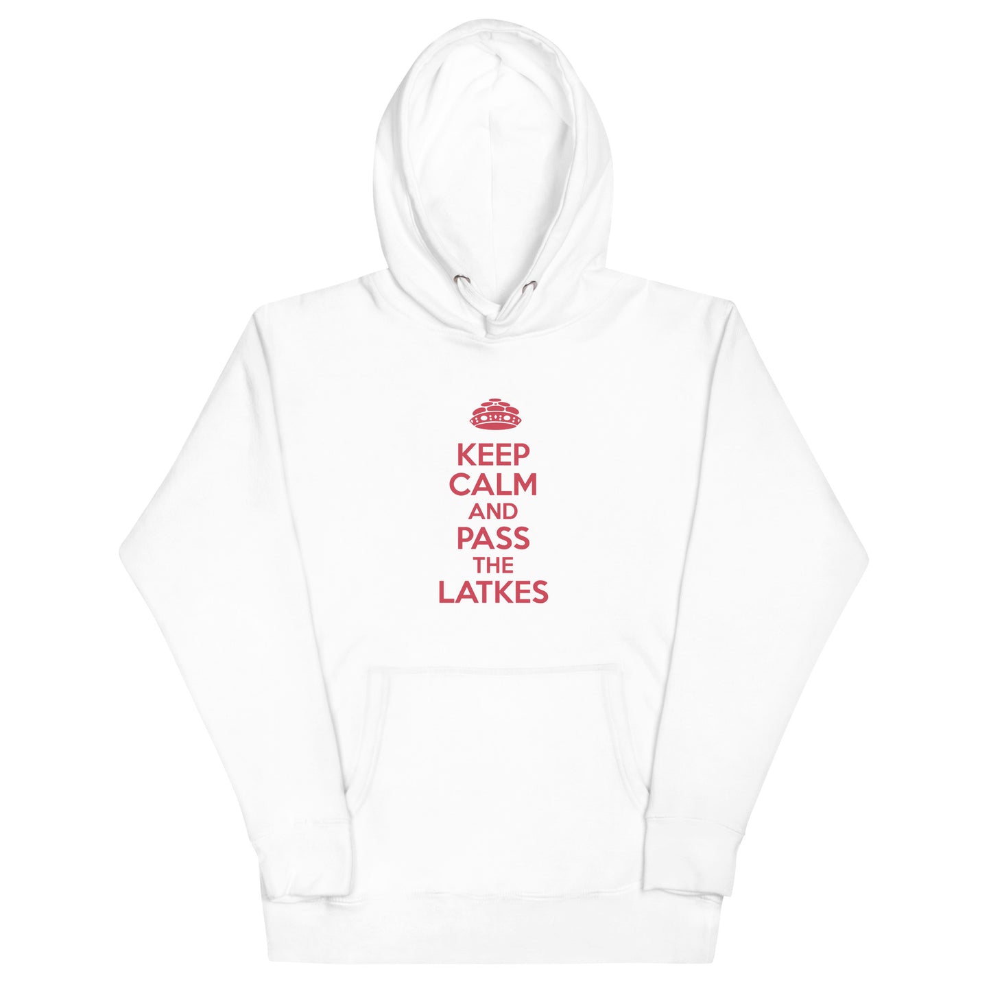 Chanukah Hoodie "Keep Calm And Pass The Latkes" (Unisex)